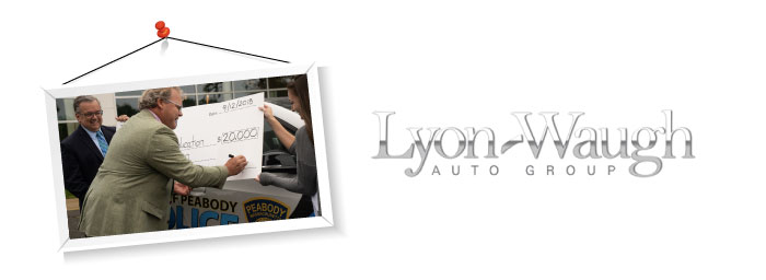 Warren Waugh of Lyon-Waugh Auto Group Presents Second Donation for Best Bet Program