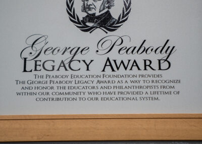 George Peabody Legacy Award Mural 8