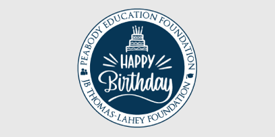 PEF Birthday Book Program Receives Funding From JB Thomas-Lahey Foundation